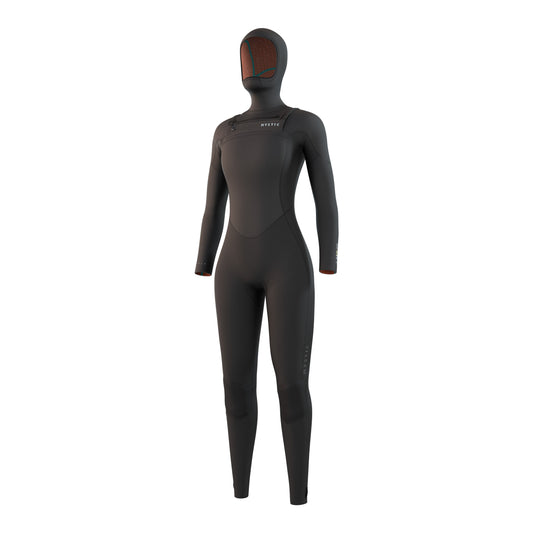  Mystic Womens Gem 6/4/3mm Hooded Wetsuit - Black