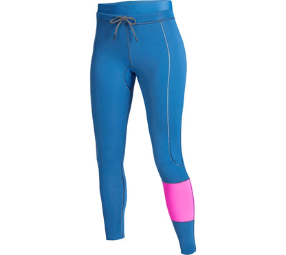  Mystic Womens Lunar 2/2 Neoprene Wetsuit Pants - Summer Blue