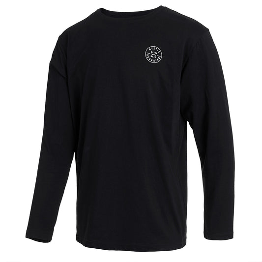  Mystic Boarding Longsleeve Rash Vest - Black