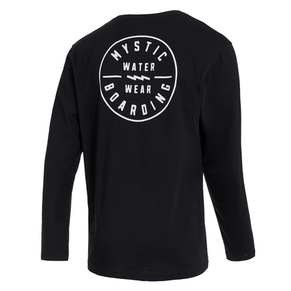  Mystic Boarding Longsleeve Rash Vest - Black