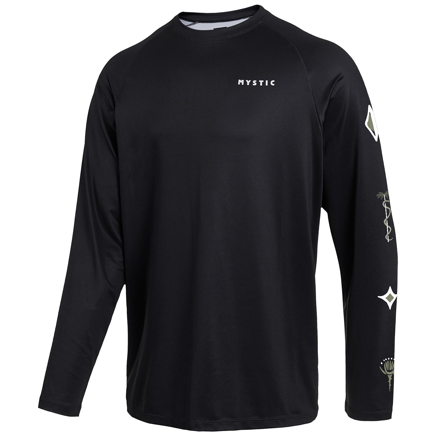  Mystic Bolt Longsleeve Rash Vest - Black