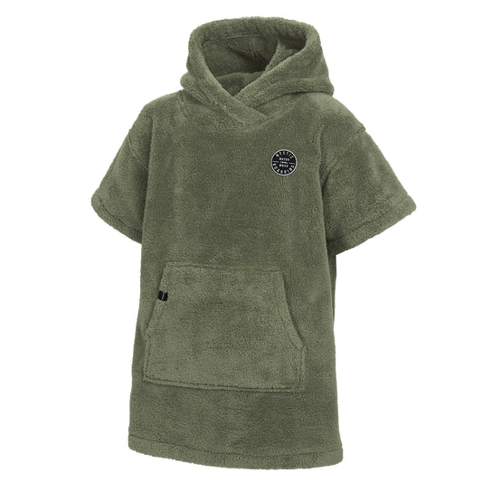  Mystic Kids Teddy Poncho - Olive Green