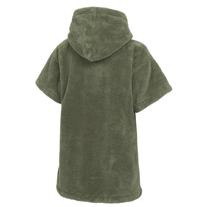  Mystic Kids Teddy Poncho - Olive Green