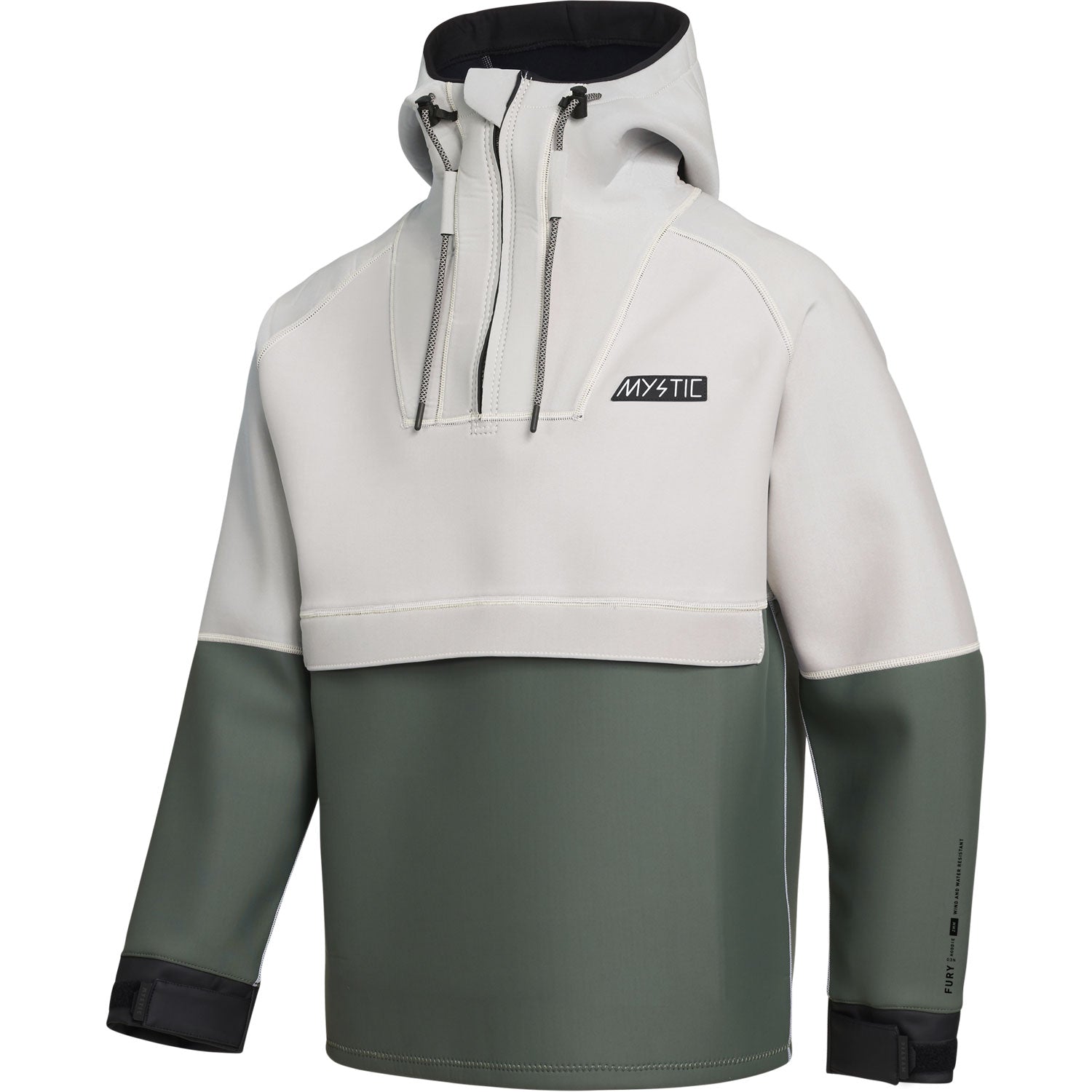  Mystic Fury Hoodie 3/2mm Neoprene Hoody - Dark Olive