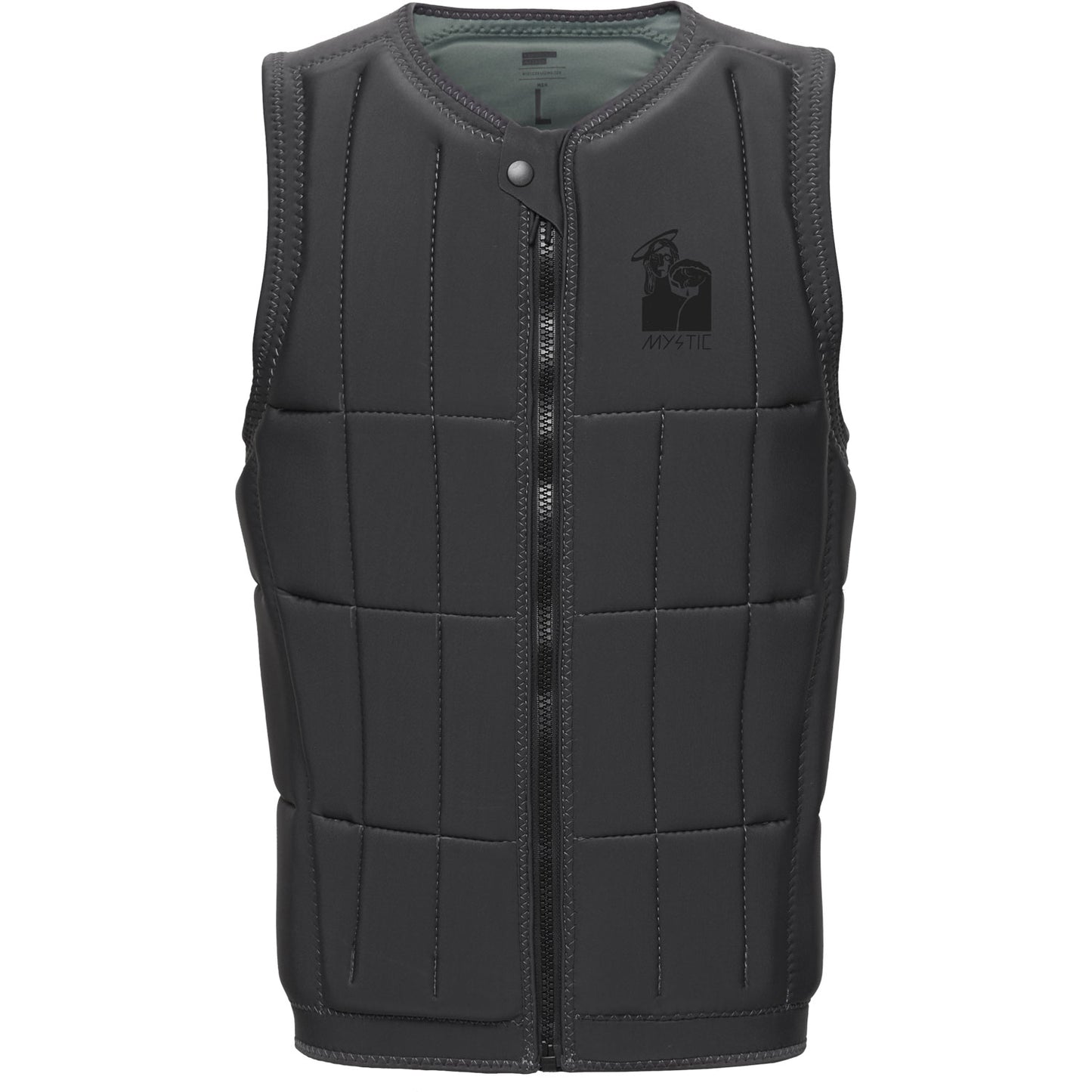  Mystic Anarchy Wake Boarding Impact Vest - Phantom Grey / Reversible