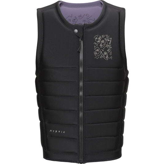  Mystic Mayhem Wake Boarding Impact Vest - Black / Reversible