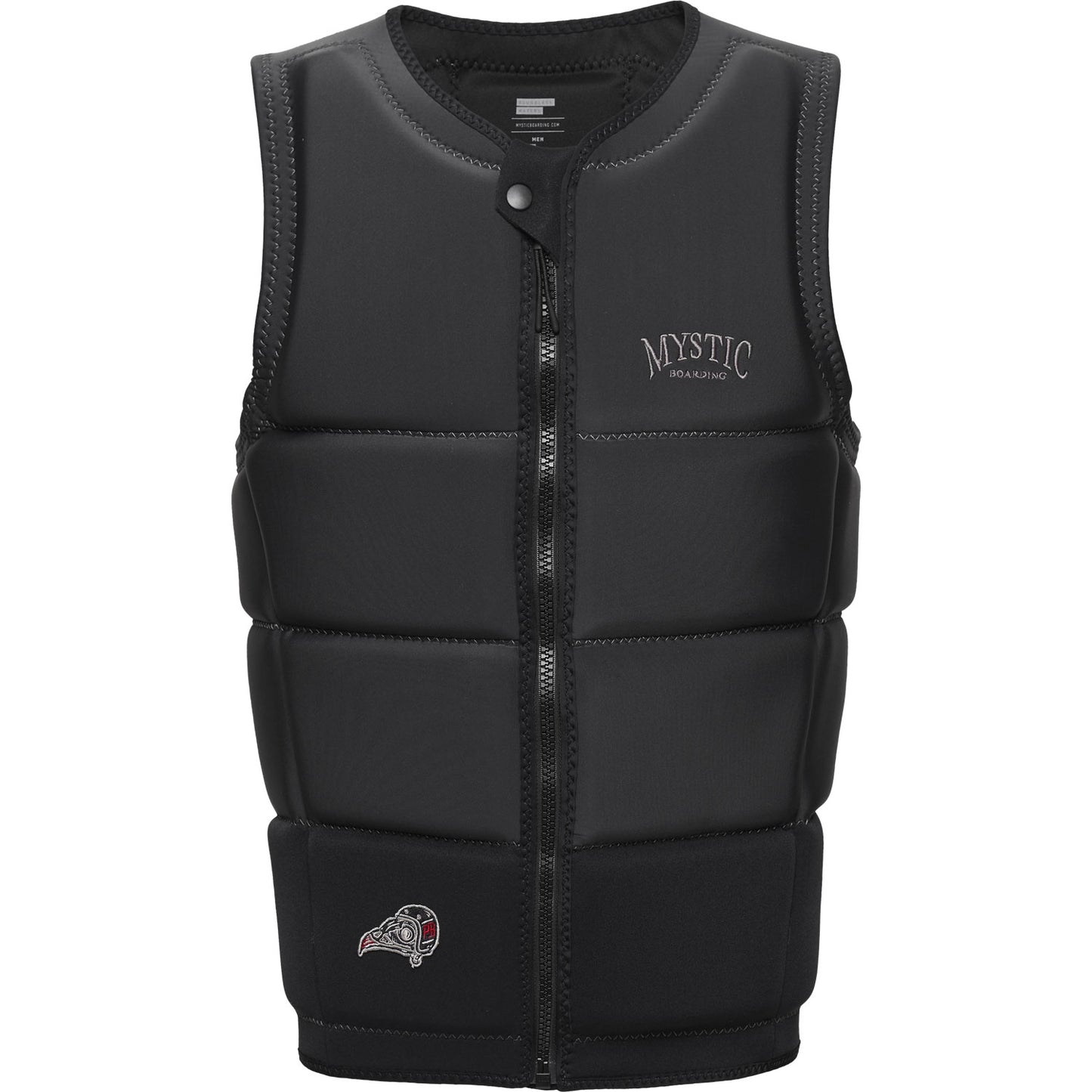  Mystic Peacock Wake Boarding Impact Vest - Black
