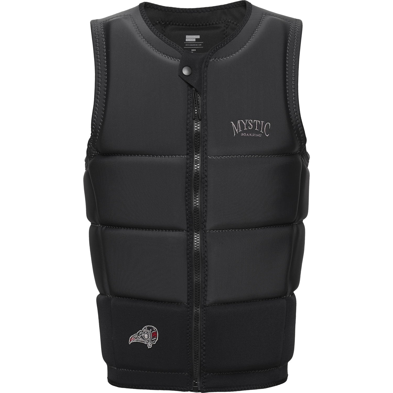  Mystic Peacock Wake Boarding Impact Vest - Black