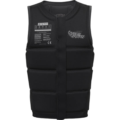  Mystic Peacock Wake Boarding Impact Vest - Black