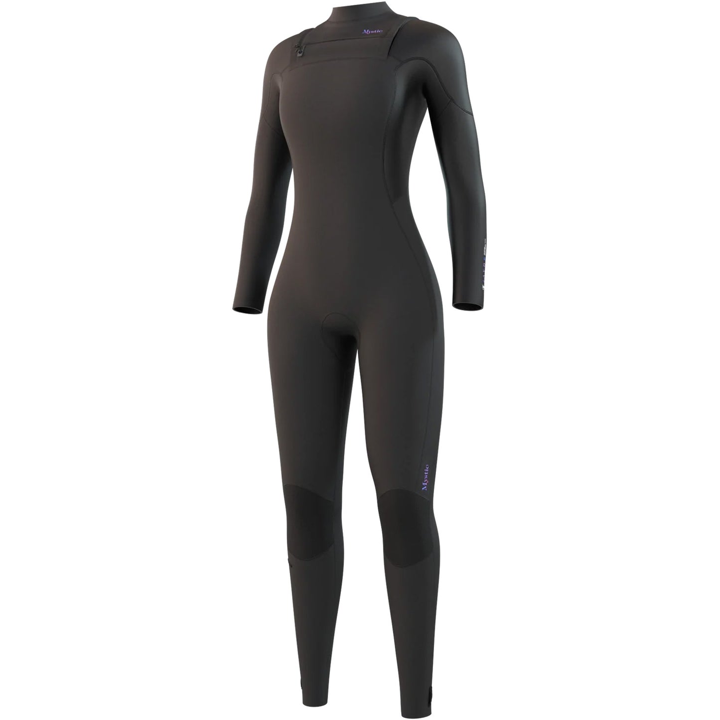  Mystic Womens Jayde 5/4mm Chest-Zip Fullsuit Wetsuit - Black