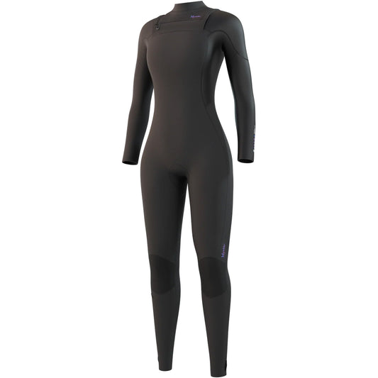  Mystic Womens Jayde 5/4mm Chest-Zip Fullsuit Wetsuit - Black