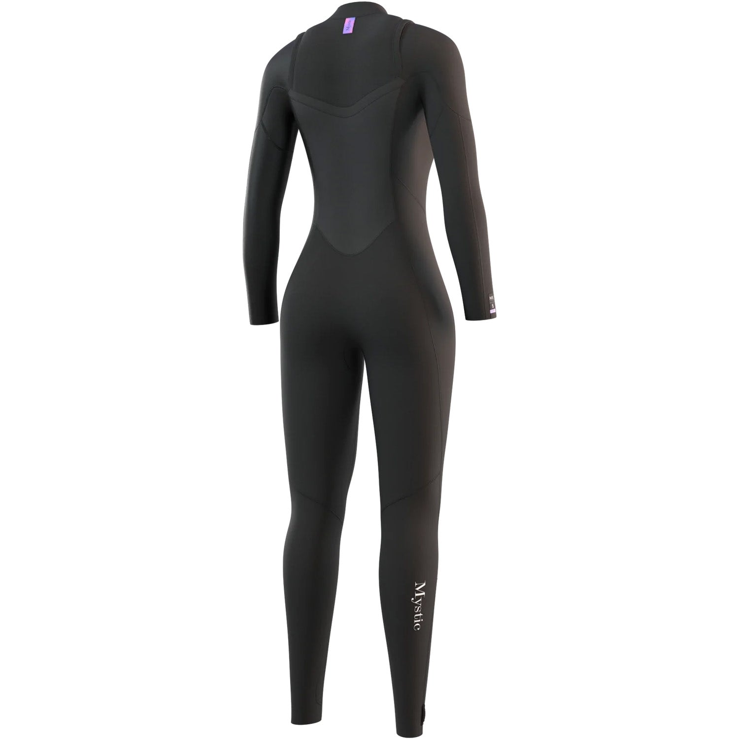  Mystic Womens Jayde 4/3mm Chest-Zip Fullsuit Wetsuit - Black