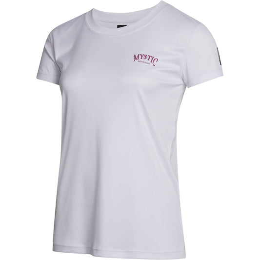  Mystic Womens Jayde Short-Sleeve Rashvest - White