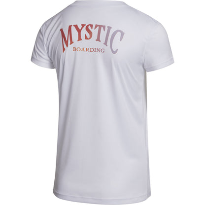  Mystic Womens Jayde Short-Sleeve Rashvest - White