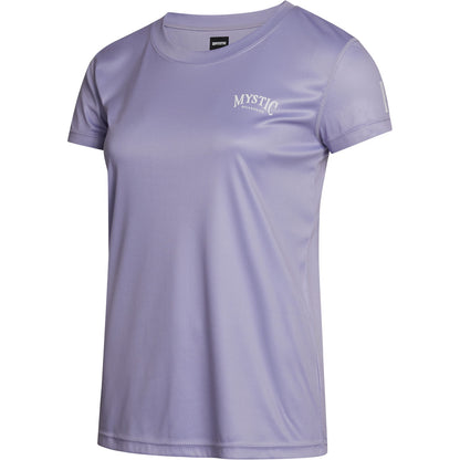  Mystic Womens Jayde Short-Sleeve Rashvest - Dusty Lilac