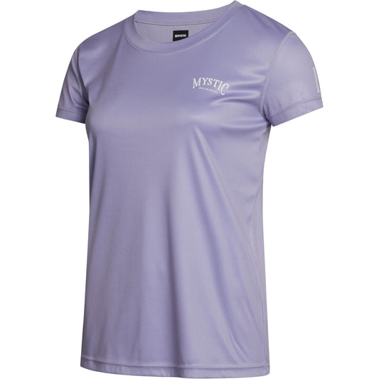  Mystic Womens Jayde Short-Sleeve Rashvest - Dusty Lilac