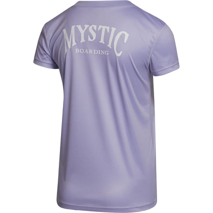  Mystic Womens Jayde Short-Sleeve Rashvest - Dusty Lilac