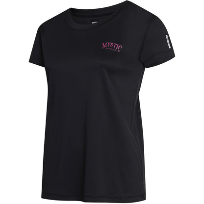  Mystic Womens Jayde Short-Sleeve Rashvest - Black