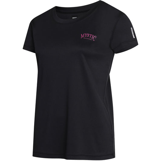  Mystic Womens Jayde Short-Sleeve Rashvest - Black