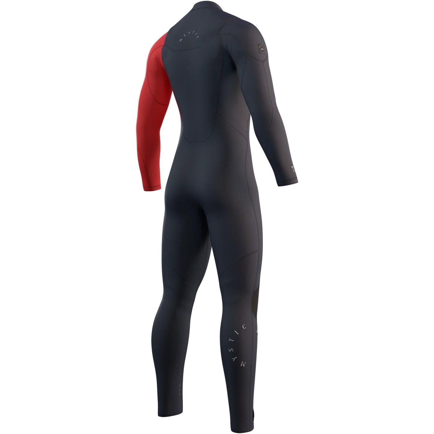  Mystic Marshall 4/3mm Front-Zip Fullsuit Wetsuit - Navy/Red