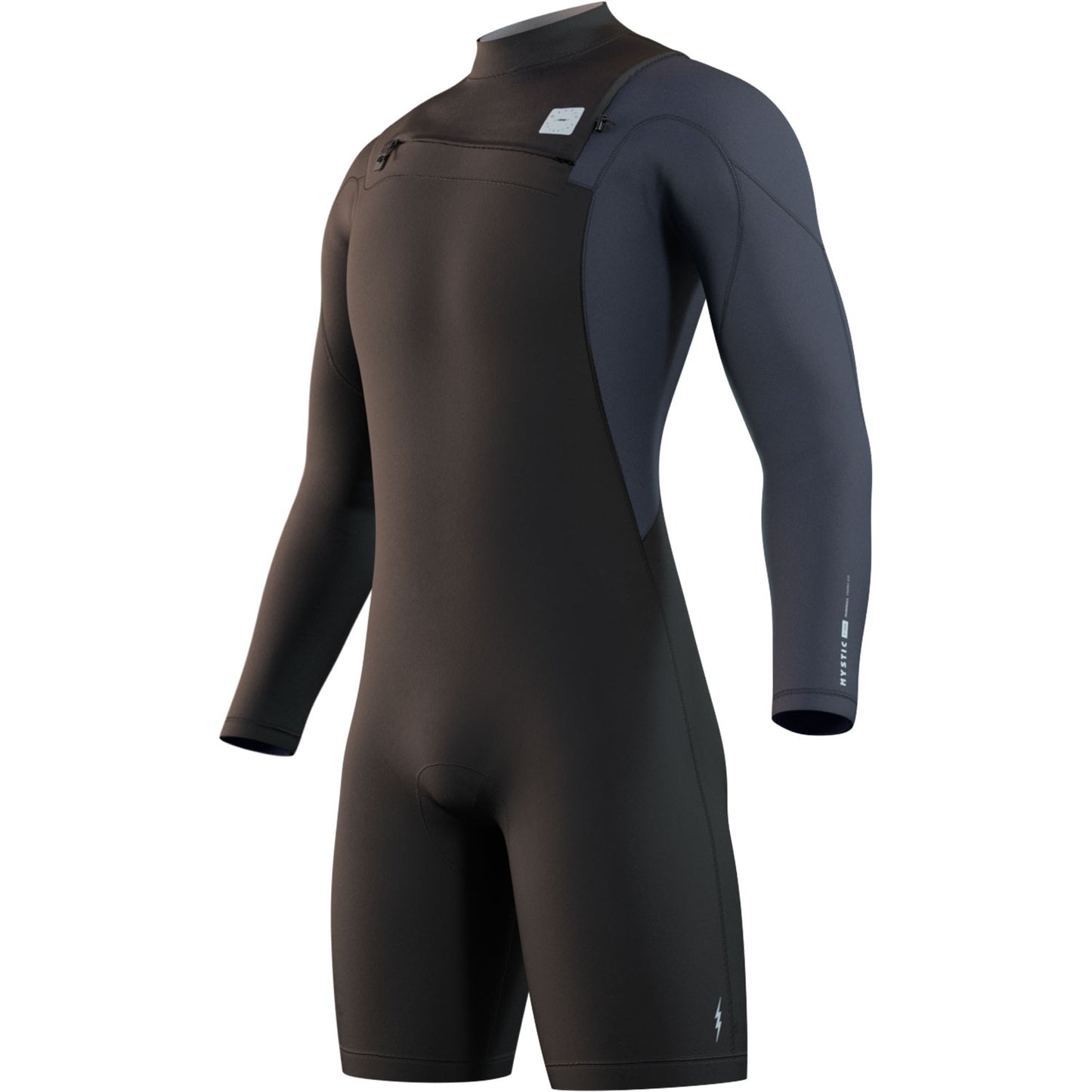  Mystic Marshall 3/2mm Long Arm Shorty Wetsuit - Black