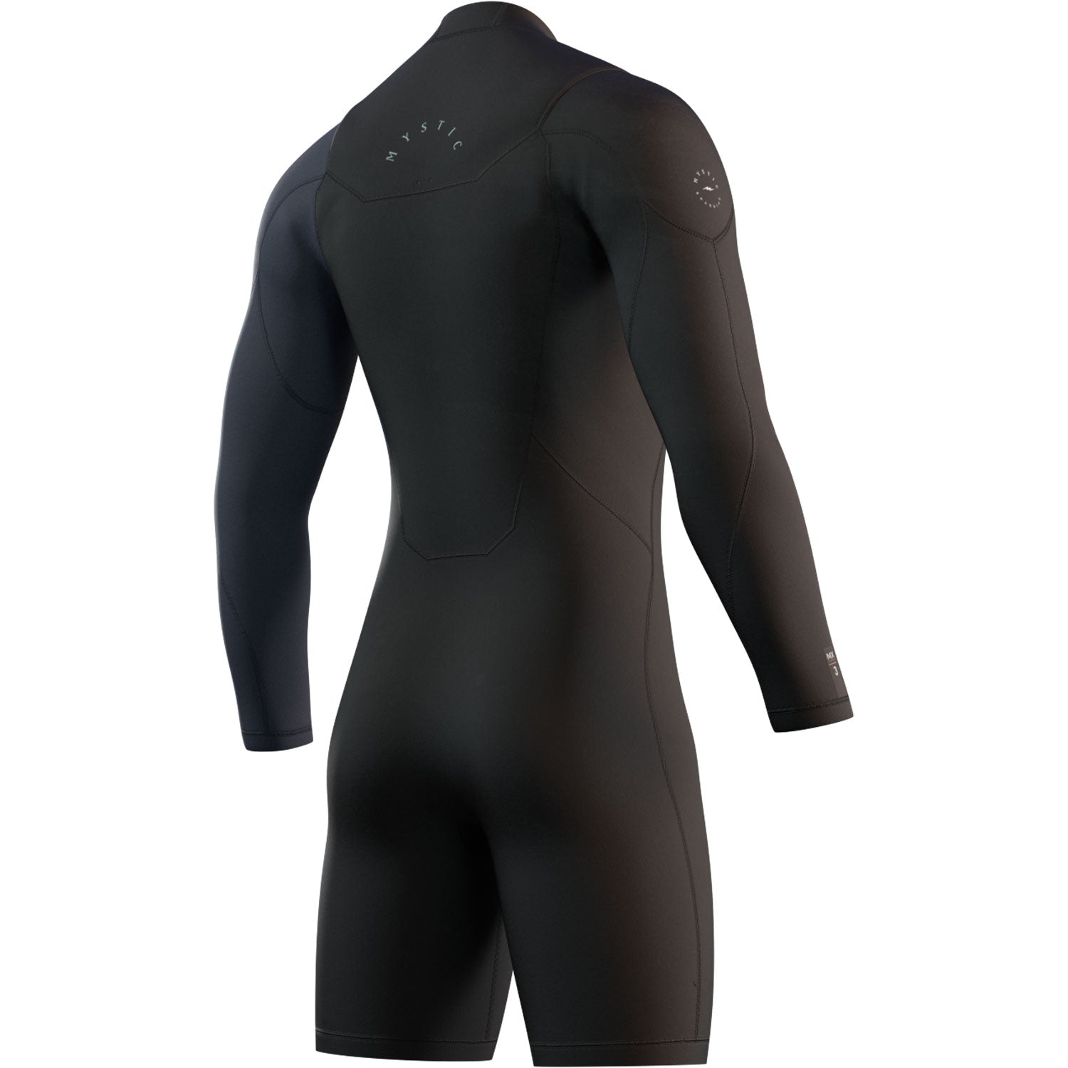  Mystic Marshall 3/2mm Long Arm Shorty Wetsuit - Black