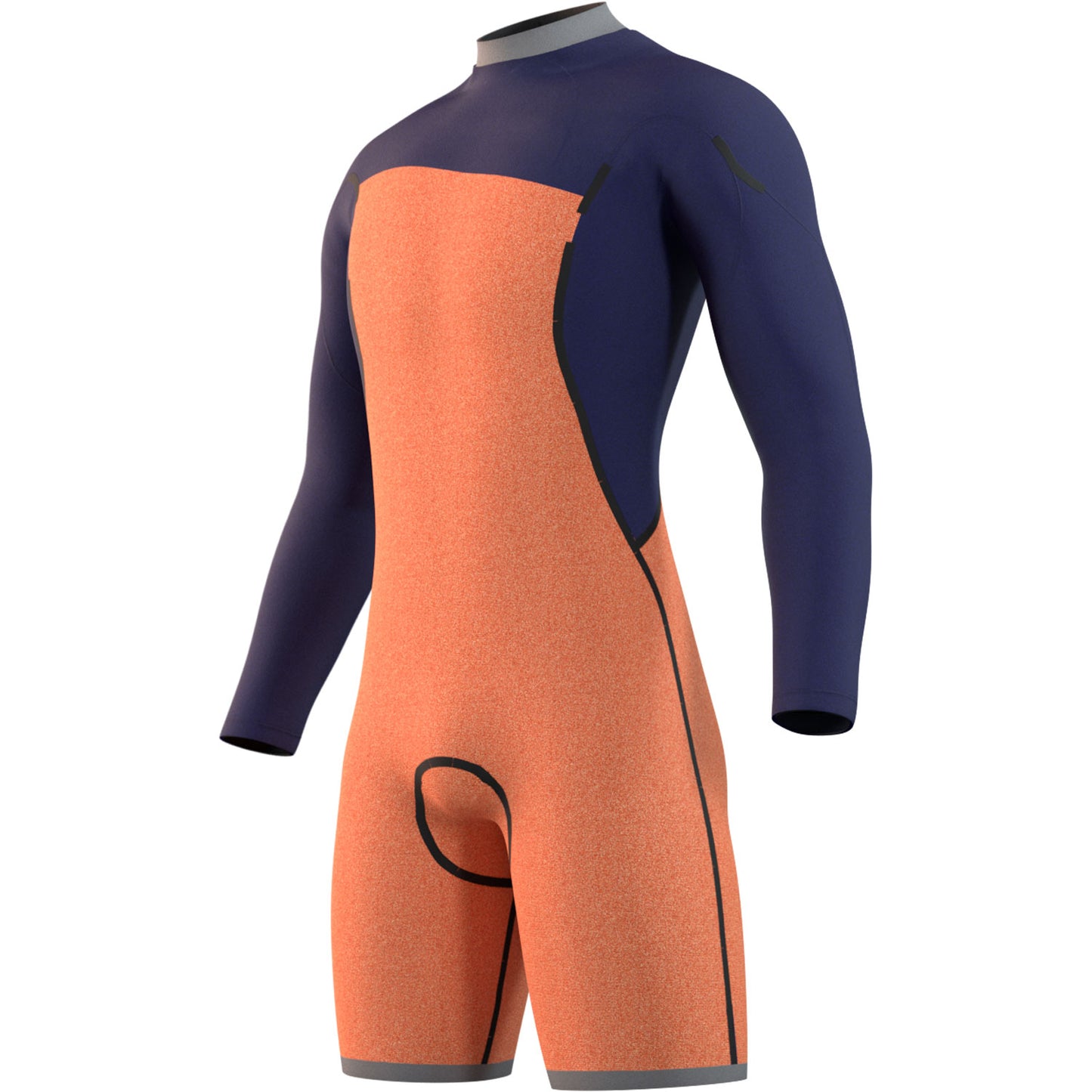  Mystic Marshall 3/2mm Long Arm Shorty Wetsuit - Black