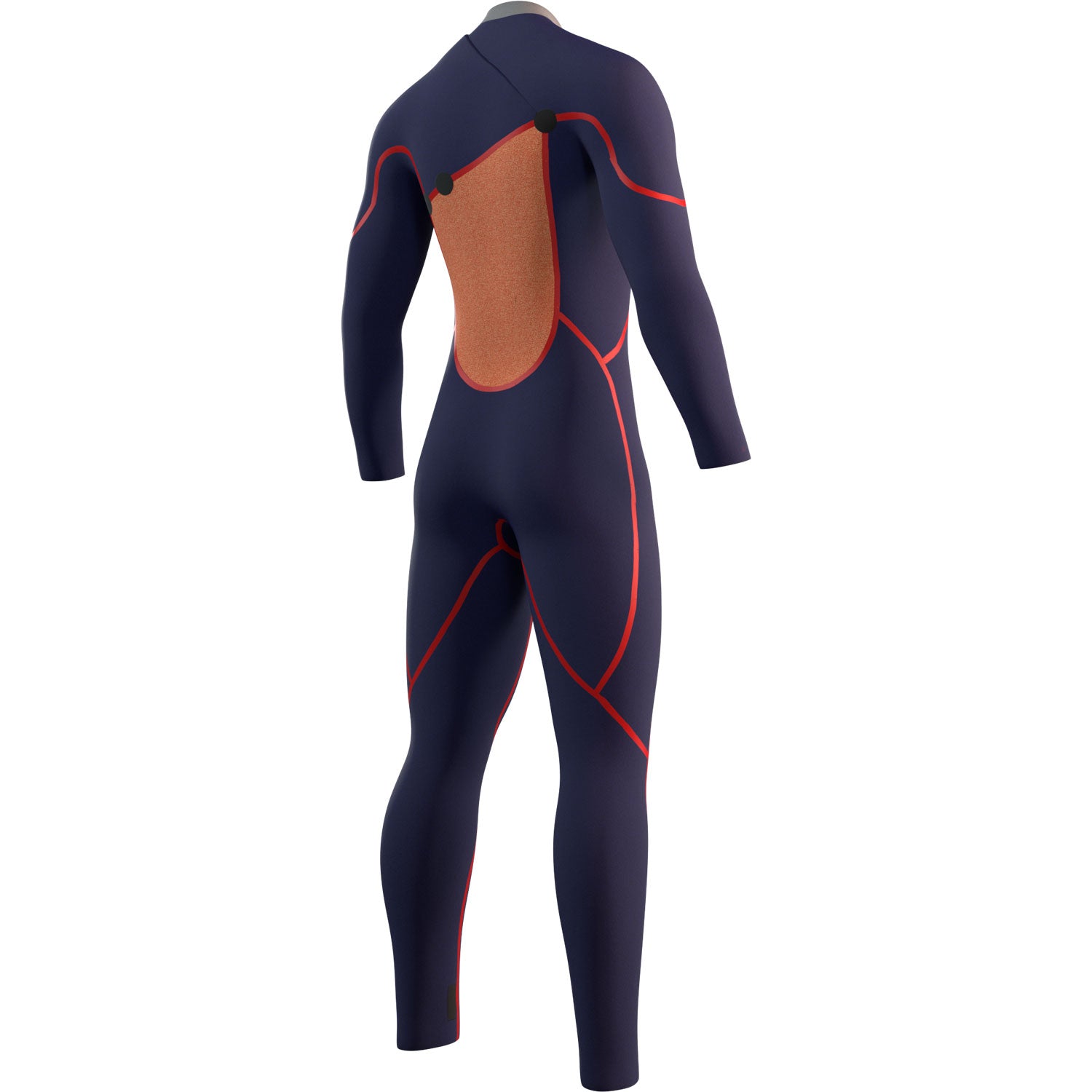  Mystic THE ONE 4/3mm Zip-Free Wetsuit - Red 230121