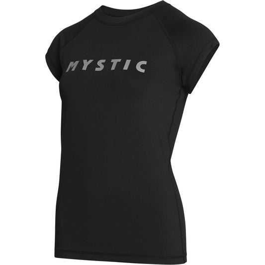  Mystic Womens Star Short Sleeve Rashvest - Black