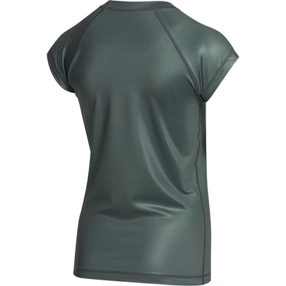  Mystic Womens Star Short Sleeve Rashvest - Dark Olive