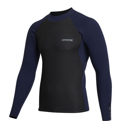  Mystic Star 2mm Long Sleeve Wetsuit Top - Navy