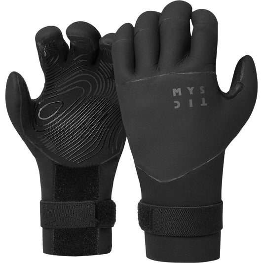  Mystic Supreme 4mm Pre Curved Wetsuit Gloves - Black