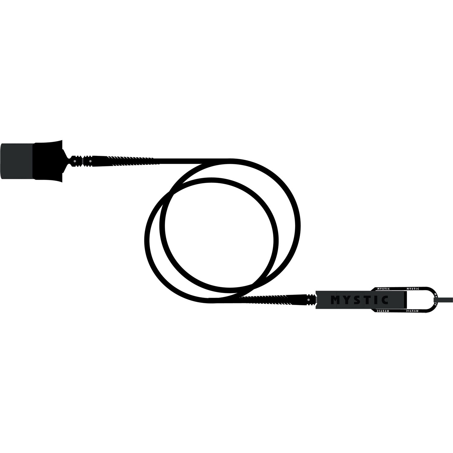  Mystic Surf Board Leash - Black