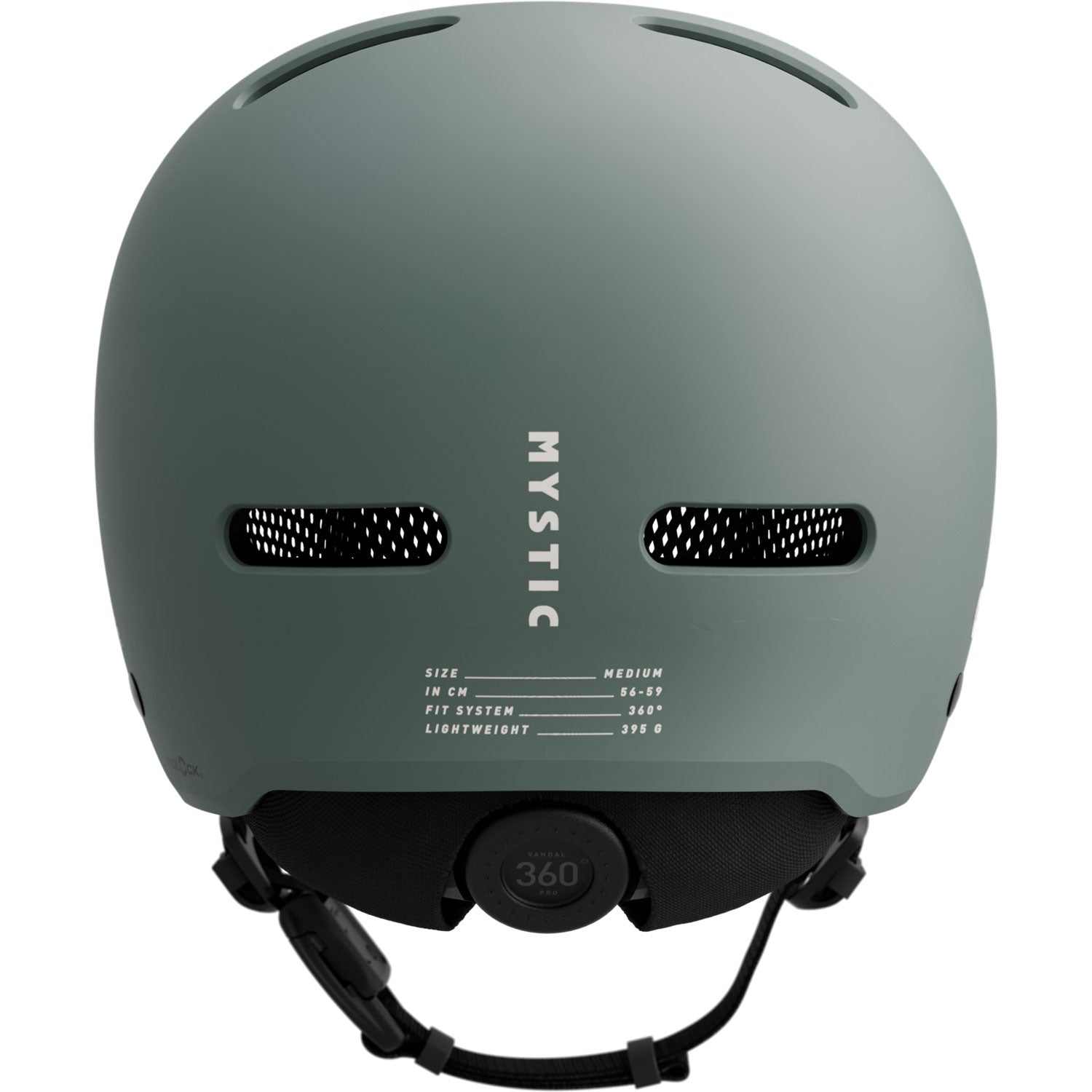 Mystic Vandal Pro Wakeboard / Watersport Helmet - Dark Olive