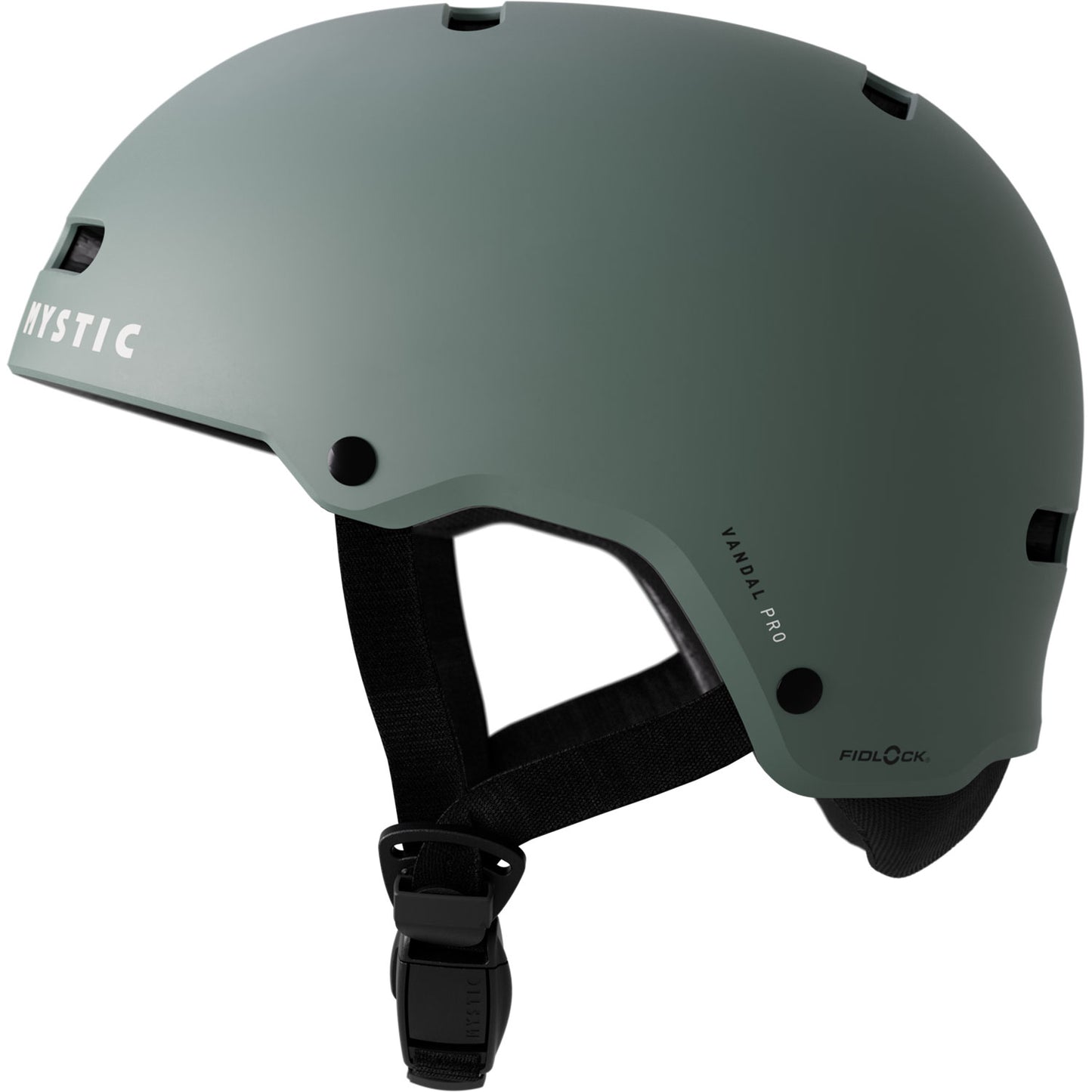  Mystic Vandal Pro Wakeboard / Watersport Helmet - Dark Olive