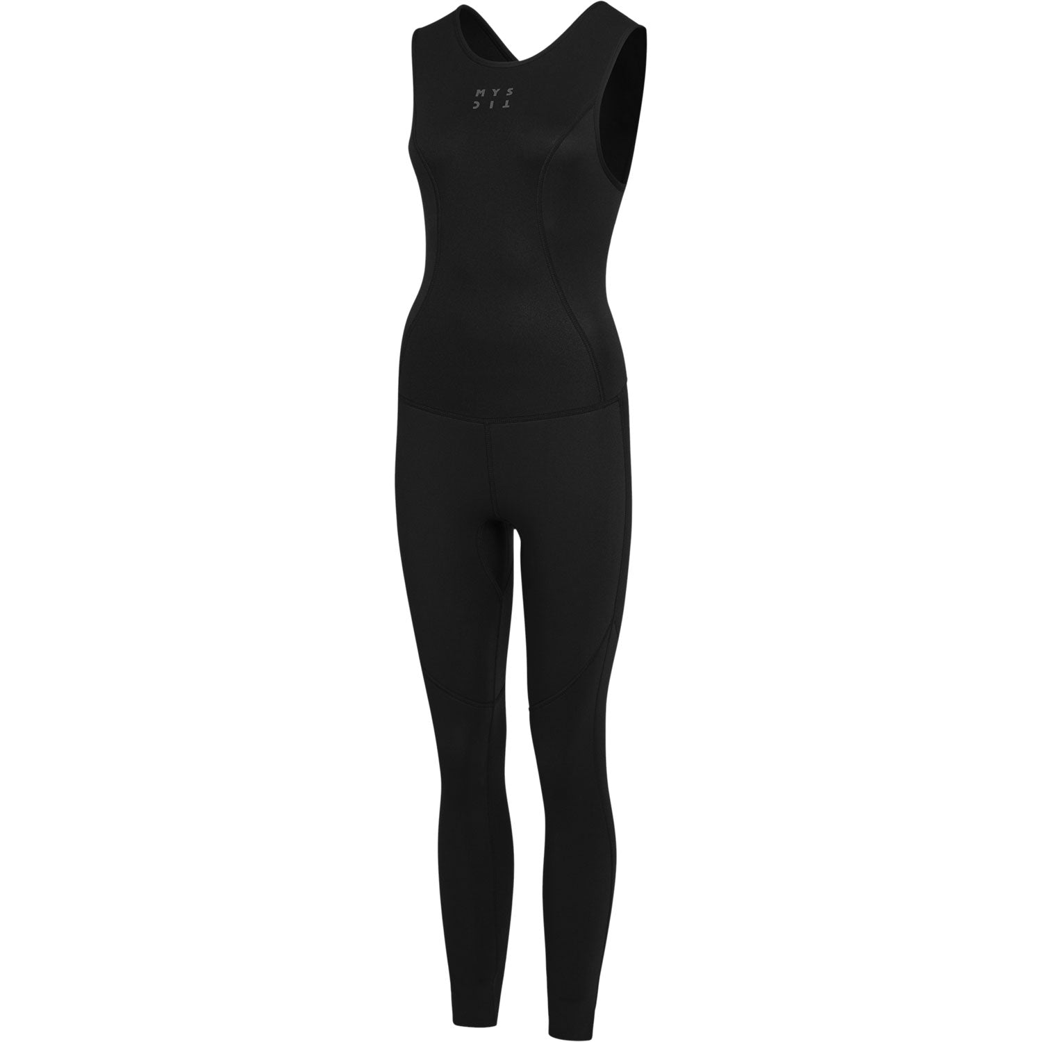  Mystic Womens Brand 2mm Back-Zip Long Jane Wetsuit - Black