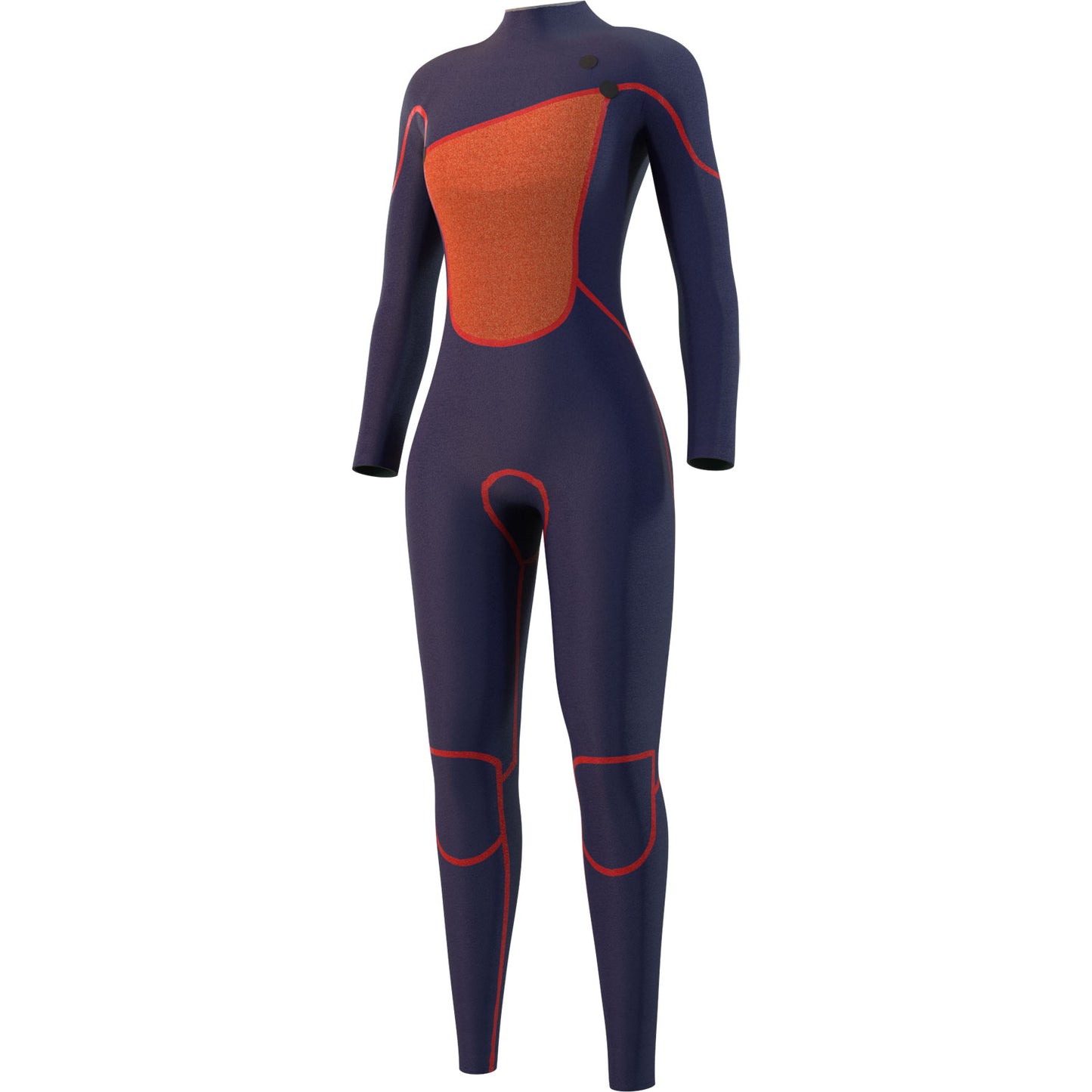  Mystic Womens The One 4/3 GBS Zip-Free Wetsuit - Dark Olive