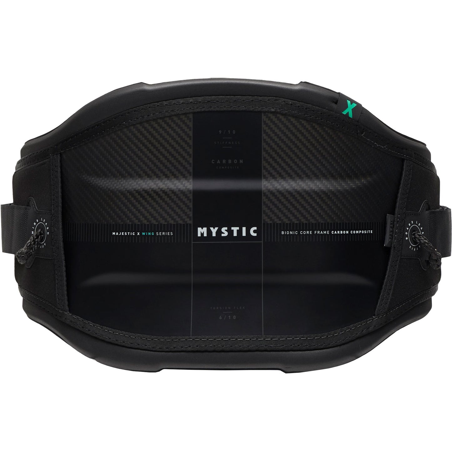  Mystic Majestic X Carbon Hardshell Wing Foil Harness - Black 240190