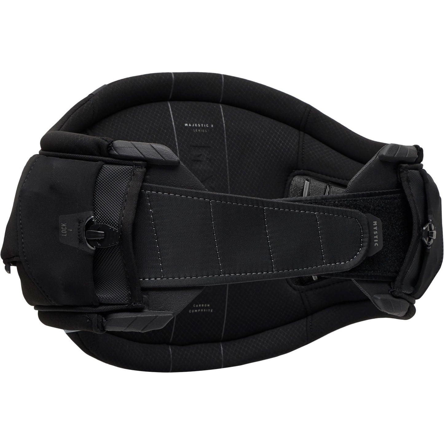  Mystic Majestic X Waist Harness No Spreader Bar - Black