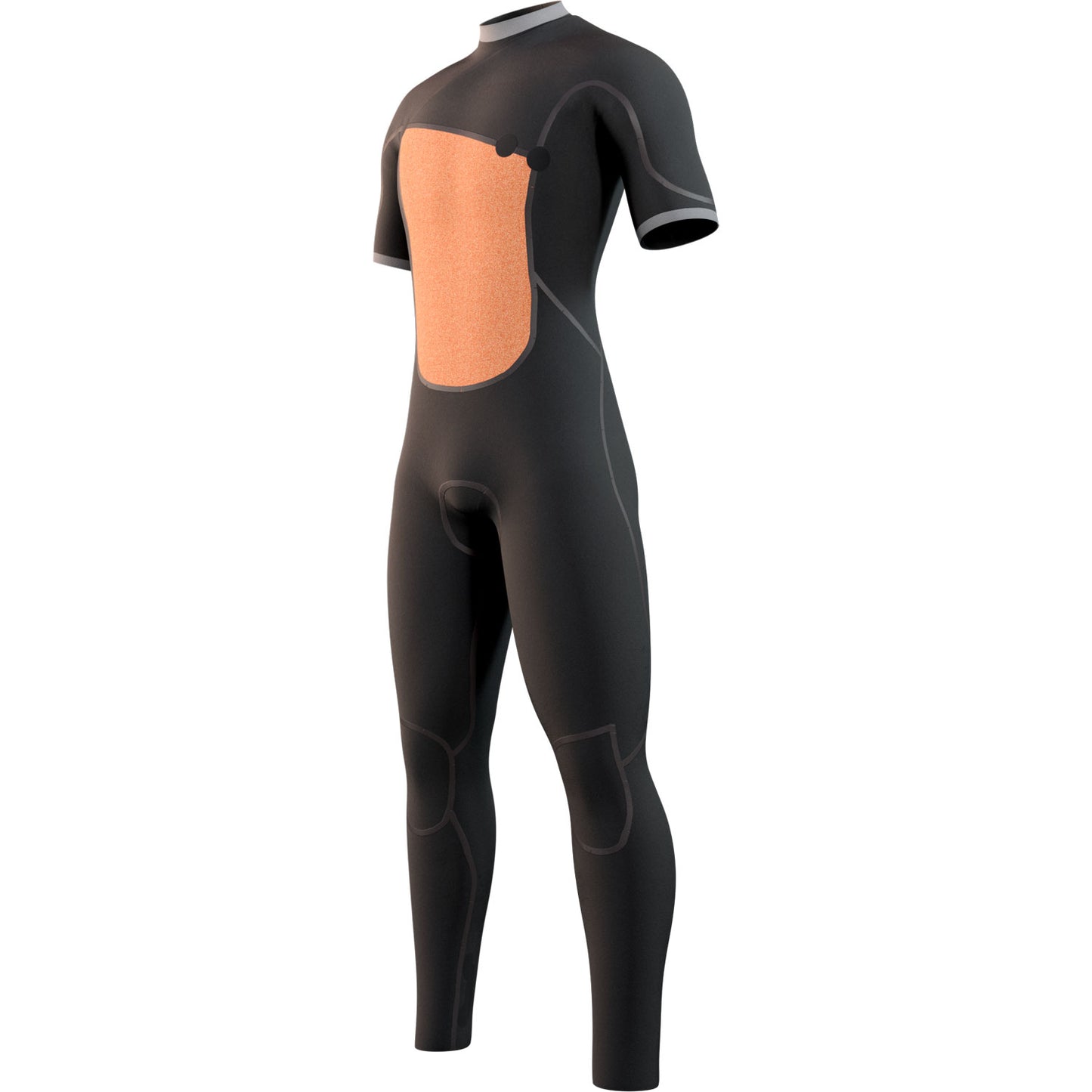  Mystic THE ONE 3/2mm Zip-Free Short Arm Wetsuit- Black