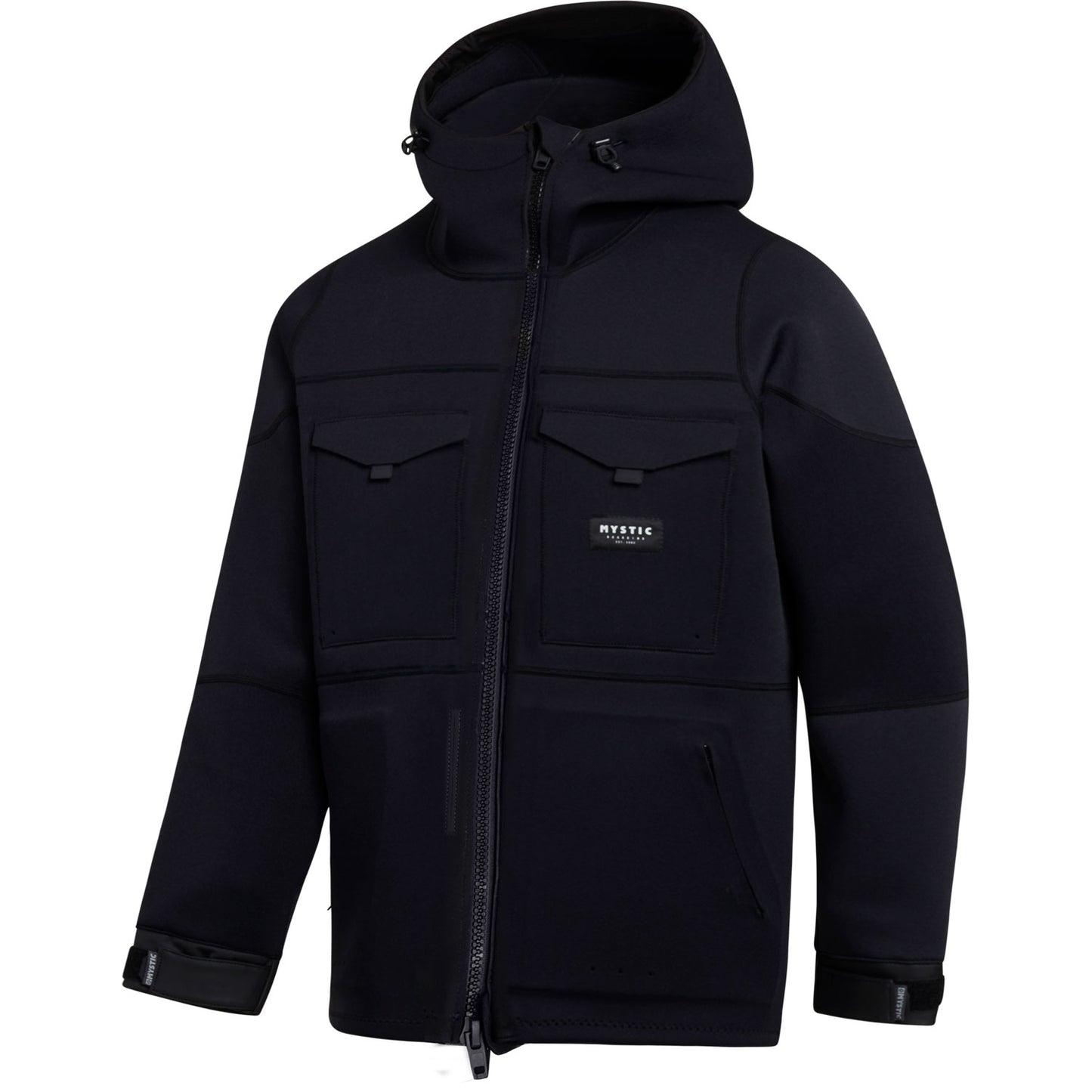  Mystic Vortex Jacket 3/2mm Neoprene Hoody - Black