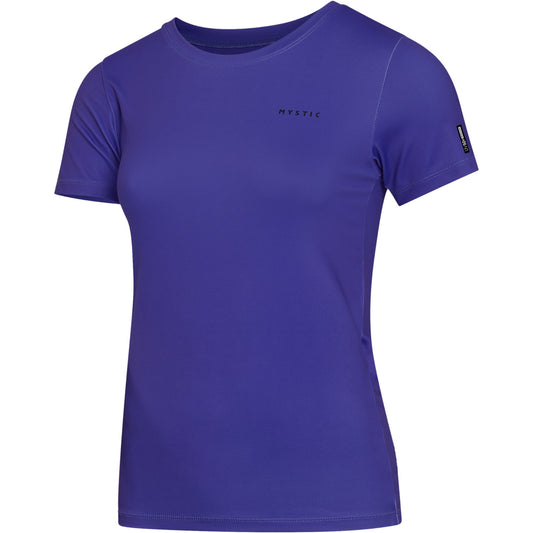  Mystic Womens Star Short-Sleeve Rashvest- Purple