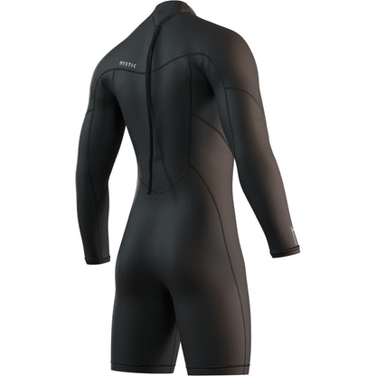  Mystic BRAND 3/2mm Back-Zip Long Arm Short Leg Wetsuit - Black