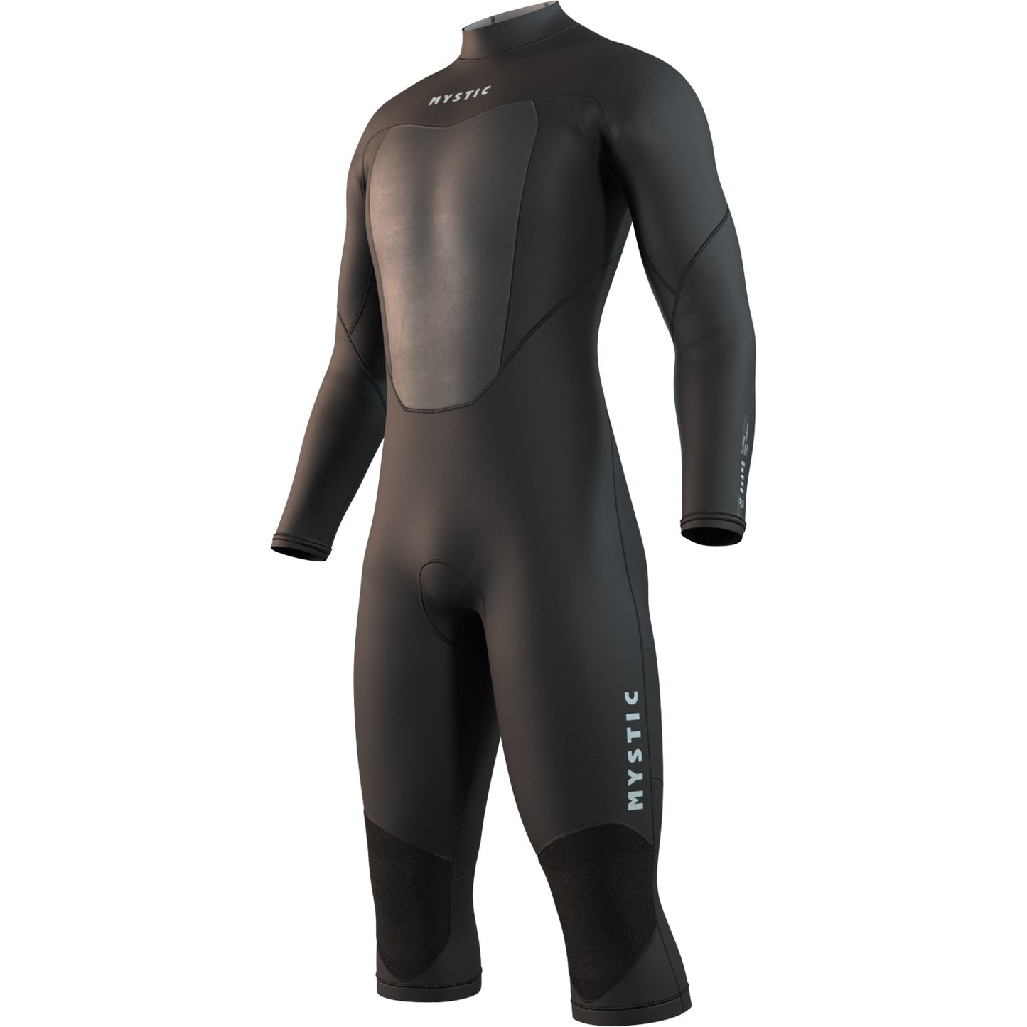  Mystic BRAND 3/2mm Back-Zip Long Arm Short Leg Wetsuit - Black