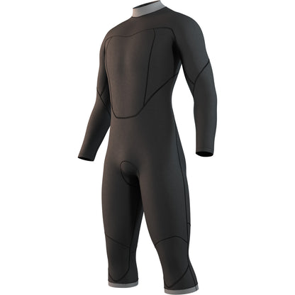  Mystic BRAND 3/2mm Back-Zip Long Arm Short Leg Wetsuit - Black