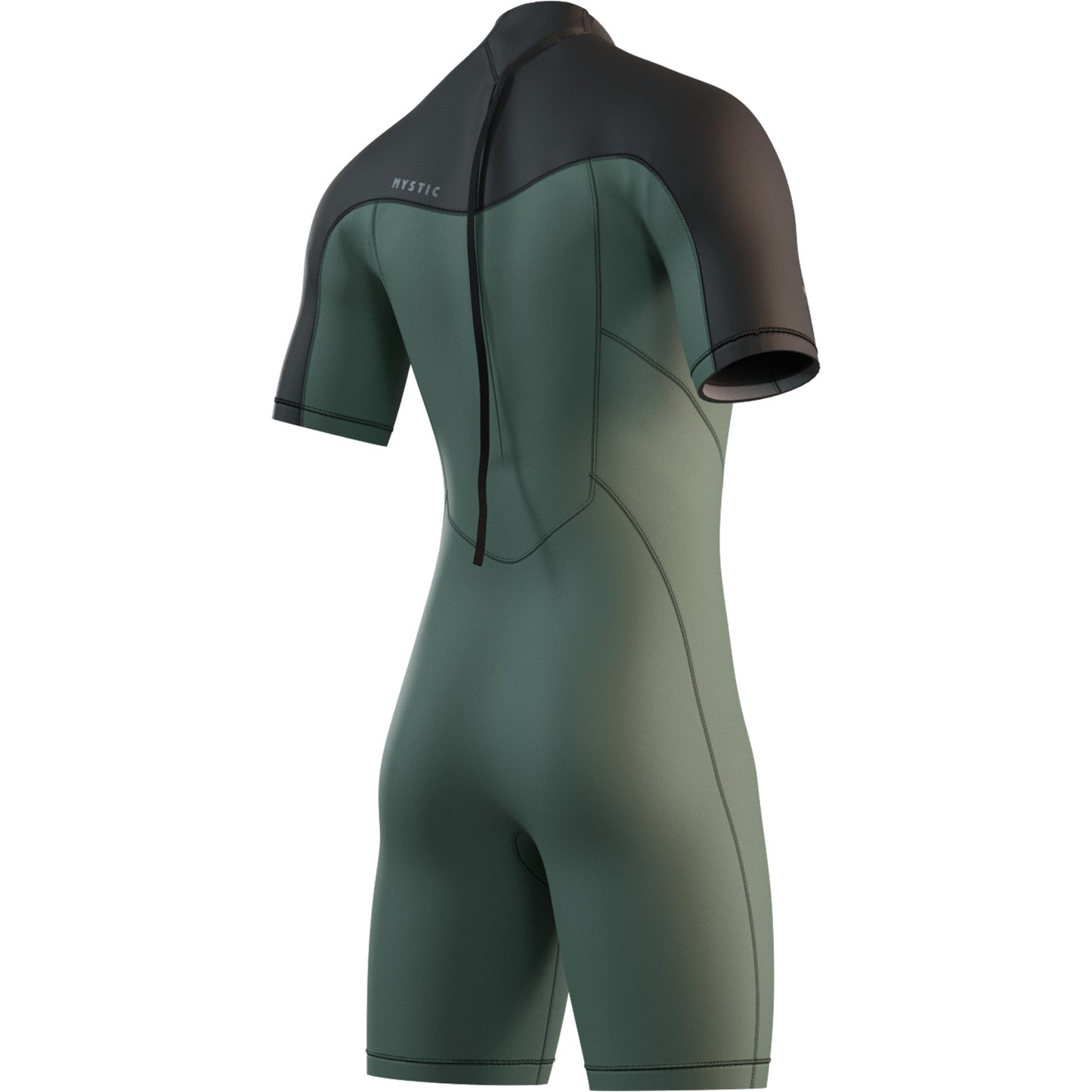  Mystic BRAND 3/2mm Back-Zip Shorty Wetsuit - Dark Olive