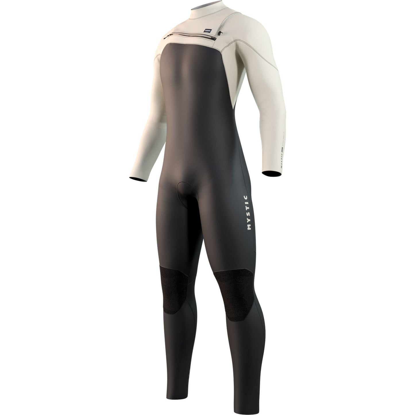  Mystic MOTION 3/2m Front-Zip Fullsuit Wetsuit - Black/Sand