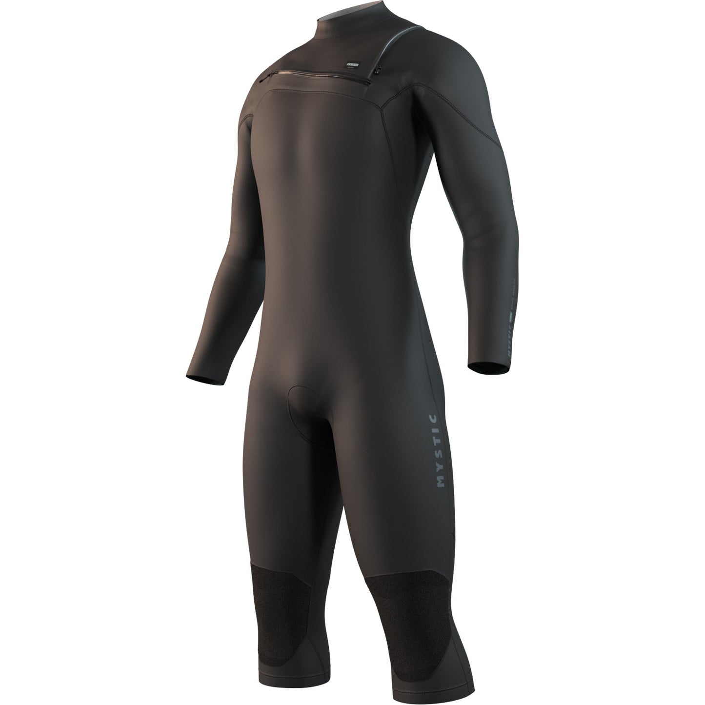  Mystic MOTION 4/3m Front-Zip Long Arm Short Leg Wetsuit - Black