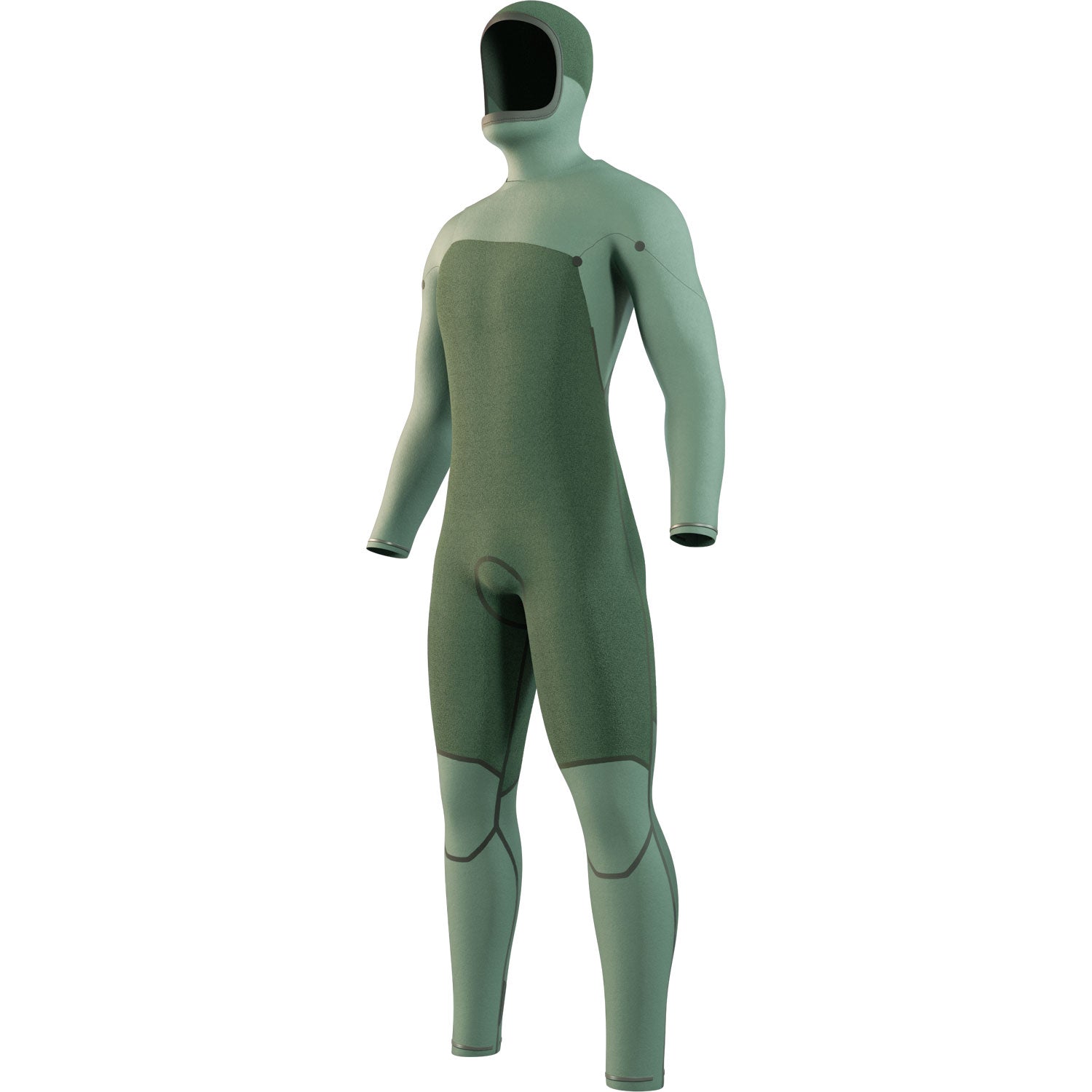  Mystic MOTION Hooded 5/3mm Front-Zip Fullsuit Wetsuit - Black