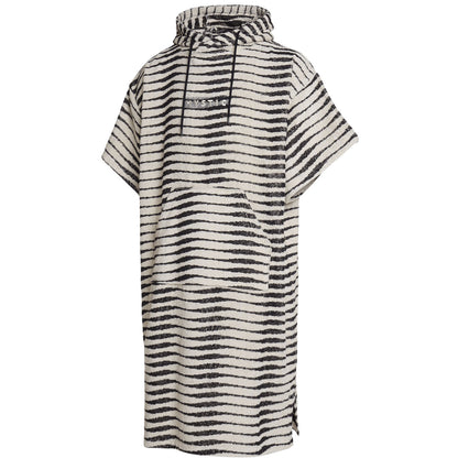  Mystic Jaquard Cotton Poncho Robe- Marshmallow